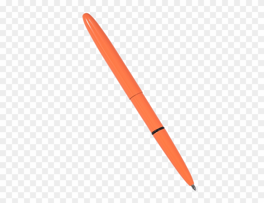 Blaze Orange Bullet Pen Black Ink - Rite In The Rain Weatherproof Tactical Clicker Pen Clipart