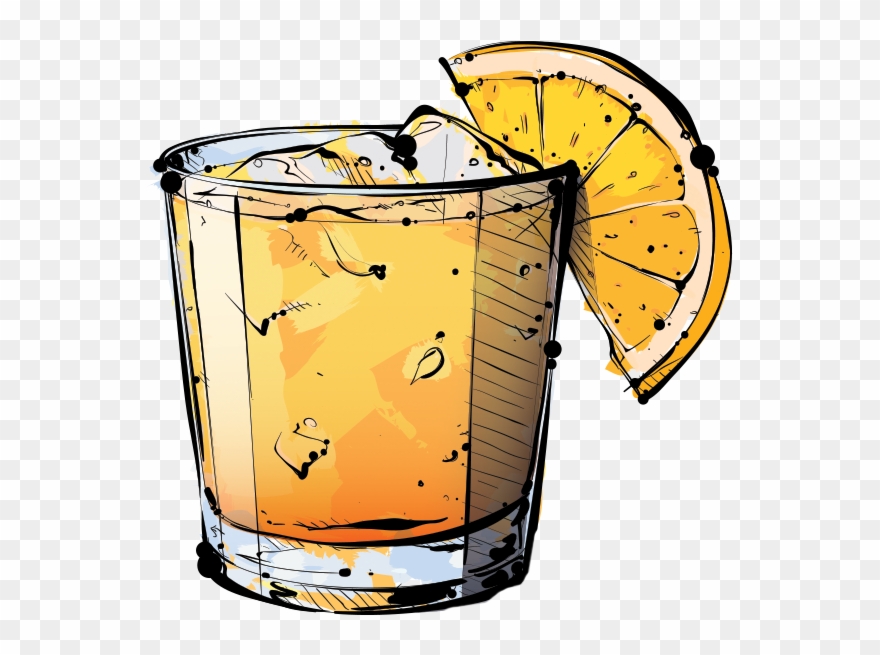 Clipart Glasses Whiskey - Illustration - Png Download