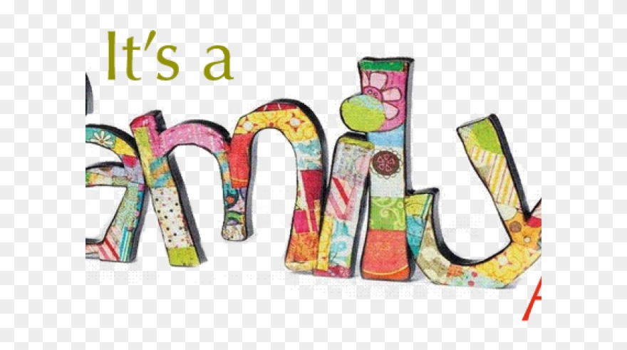 Family Affair Cliparts - Colorful Devotions Family Wall Sculpture - Png Download