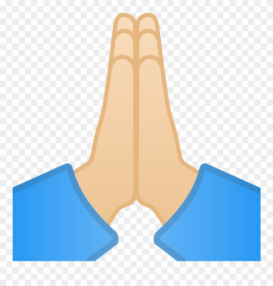 Download Svg Download Png - Emoji De Las Manos Juntas Clipart