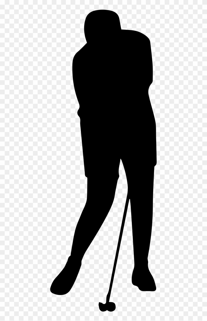 Activity Game Golf Sport Png Image - Silhouette Clipart
