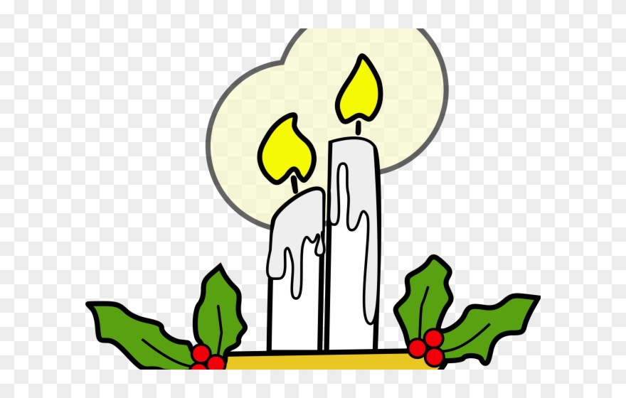 Candle Clipart Xmas - Christmas Candles Clip Art - Png Download