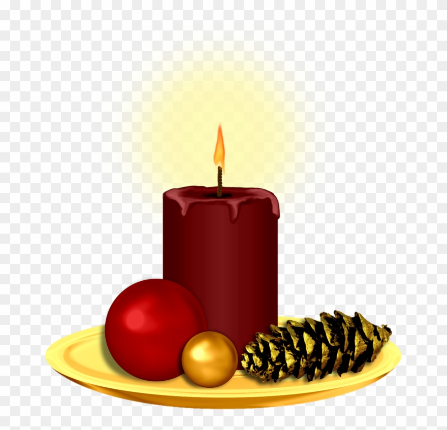 Christmas Candles, Christmas Candles - Portable Network Graphics Clipart