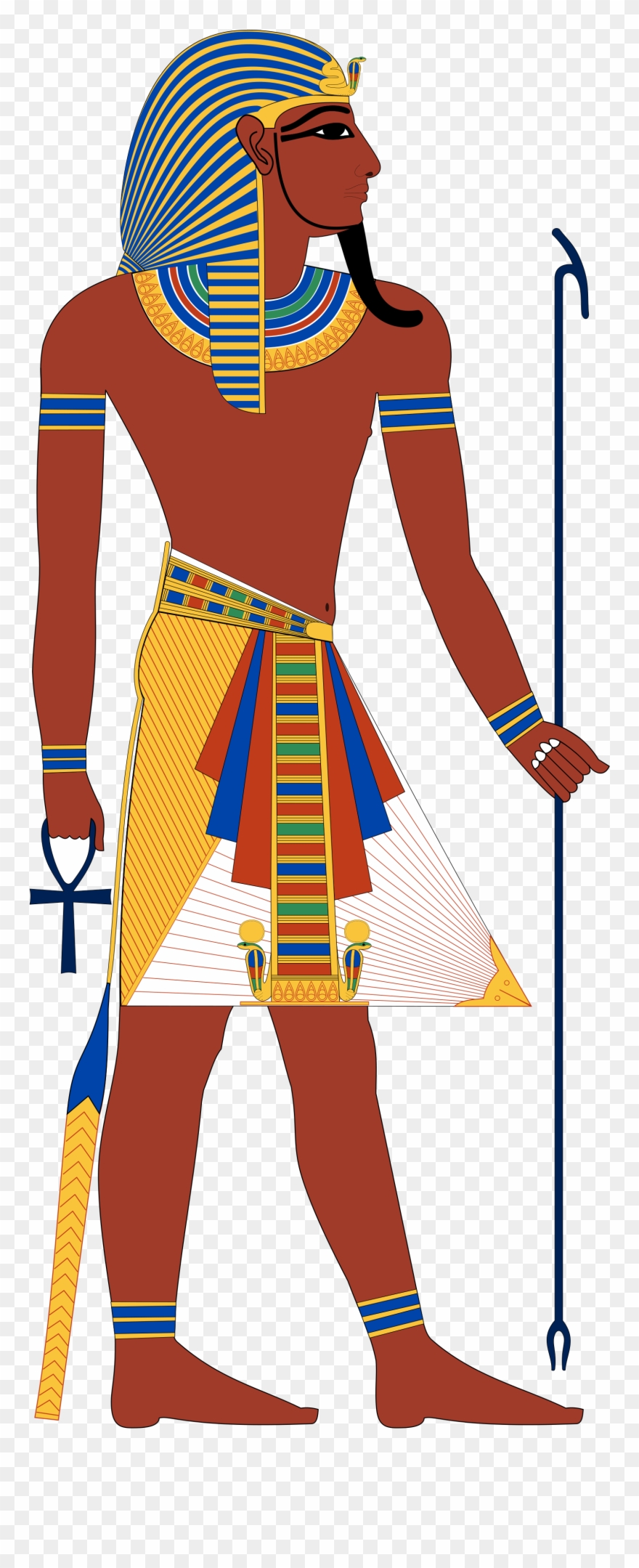 Open - Pharaoh In Egypt Clipart