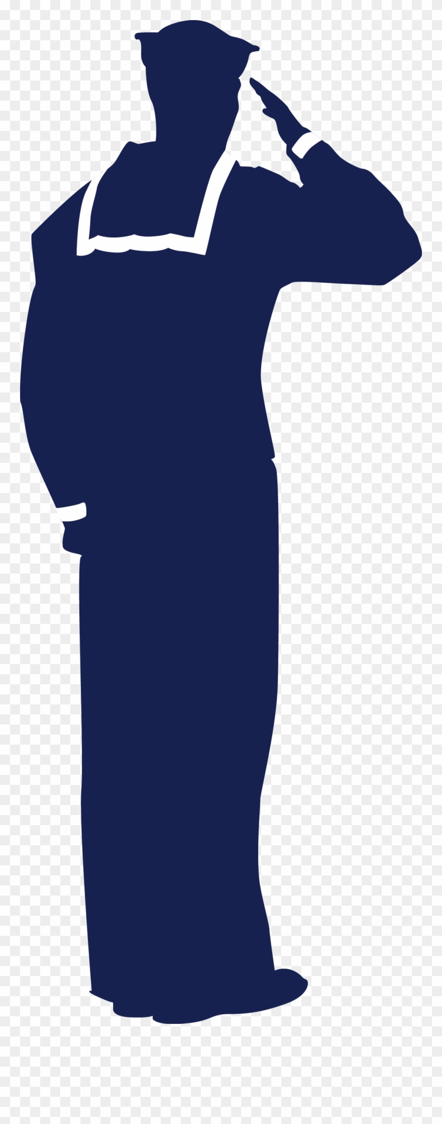 Image Result For Sailor Silhouette - Us Navy Sailor Salute Clipart