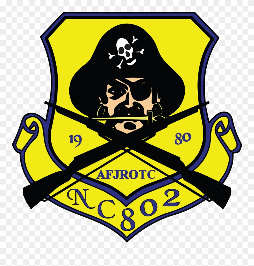 Logo For E A Laney High School Air Force Jrotc Final - Stock Illustration Clipart