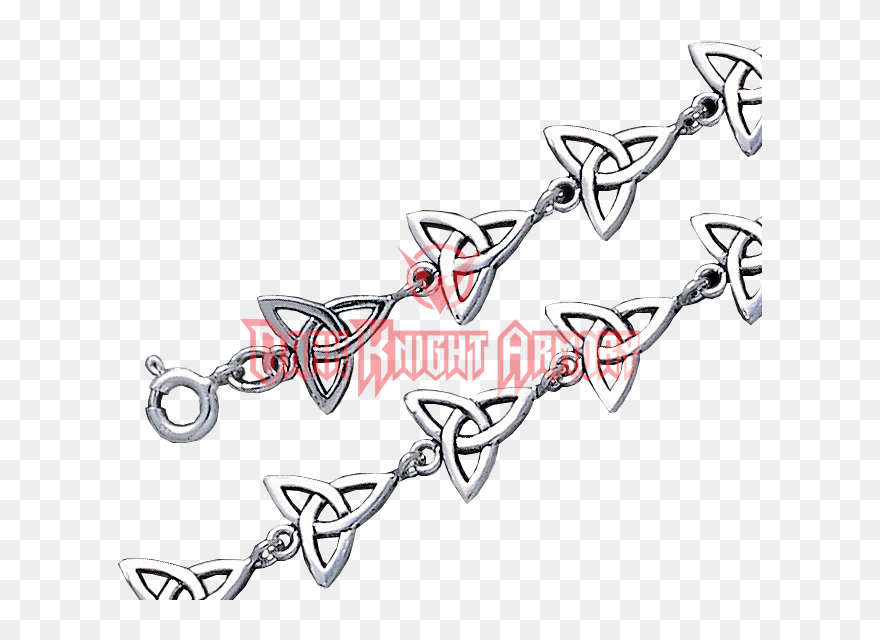 Silver Triquetra Knot Bracelet - Bracelet Clipart