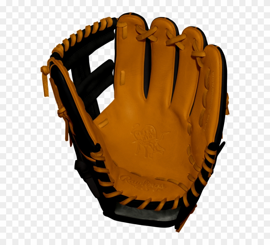 Rawlings Grey/green/gold Custom Glove Clipart
