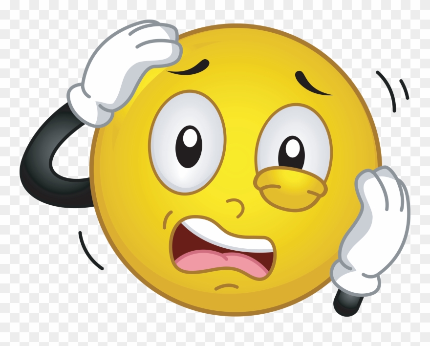 What The Heck Is Going On In The World My Coffee Thought - Confused Smiley Face Clipart