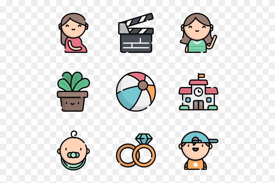 Family Life - School Clipart