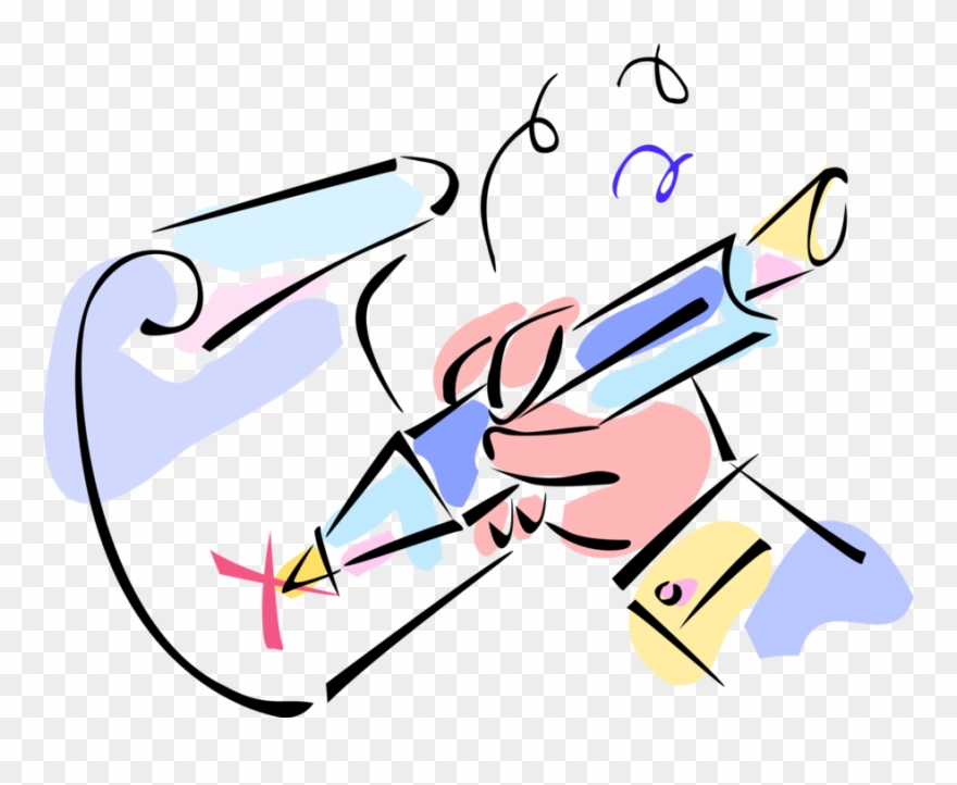 Clipart Writing Signature Hand - Need Signature - Png Download