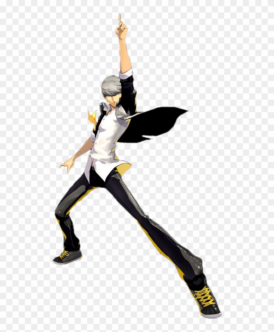 Persona 4's Protagonist Exuded Confidence - Persona Yu Dancing All Night Clipart