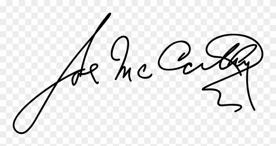 Mccarthyism In America By Niklas Vogt On - Signature For Name Starting With P Clipart