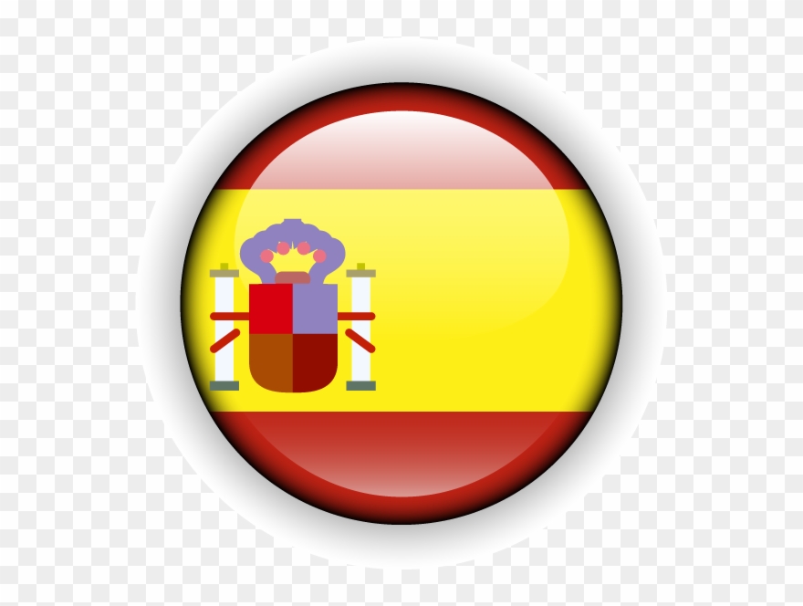 Choose Language - Spain Flag Clip On Earrings - Png Download