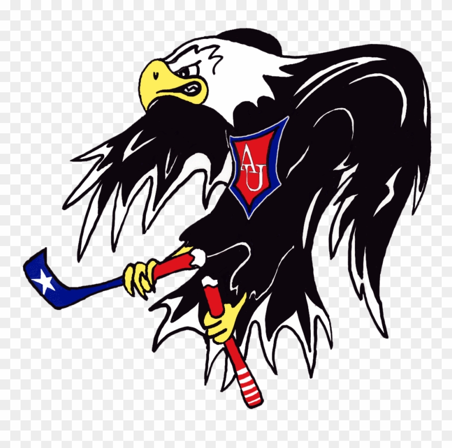 Eagle Hockey Team Logo - Us Eagle Hockey Logo Clipart
