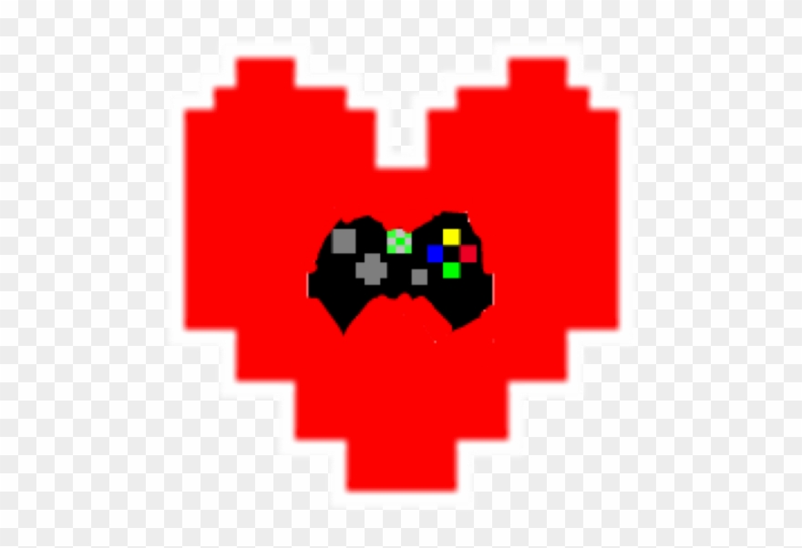 Gameplay Videogames Xbox Xboxone Xbox360 Heart Control - Undertale Heart Transparent Clipart