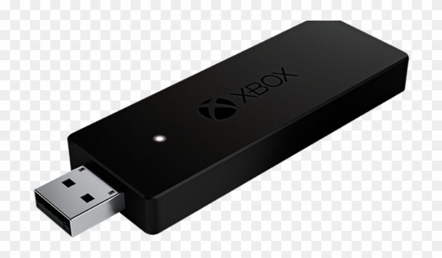 Microsoft Announces Windows Wireless Adapter For Xbox - Microsoft Xbox One Wireless Controller Adapter For Clipart