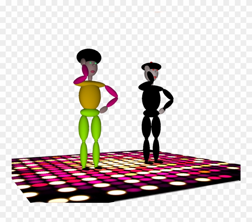 Blobby Dances Macarena December - Illustration Clipart