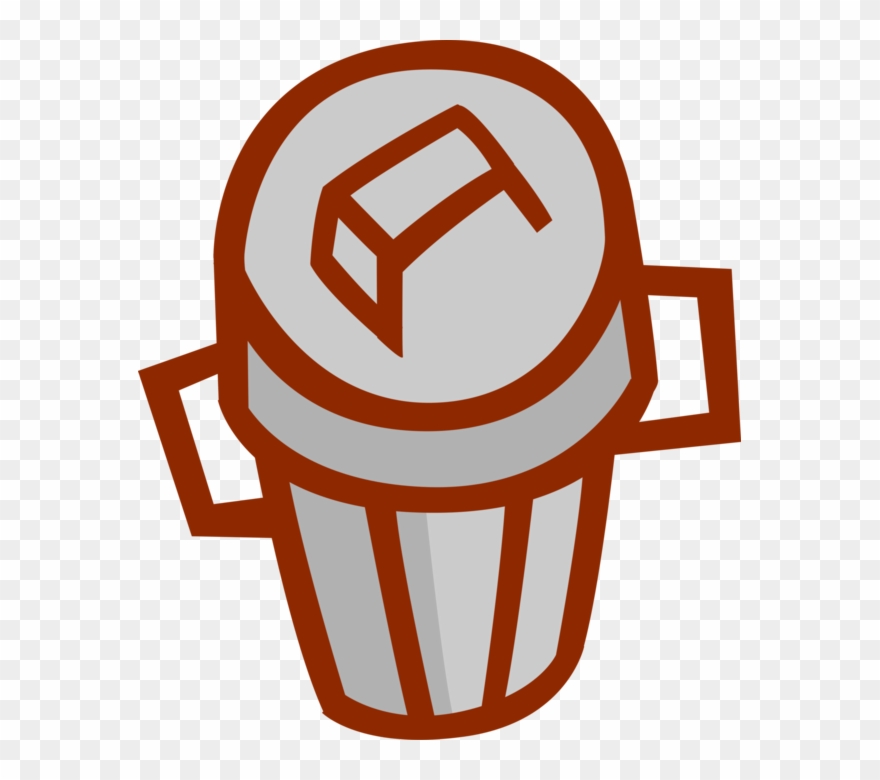 Vector Illustration Of Waste Basket, Dustbin, Garbage Clipart