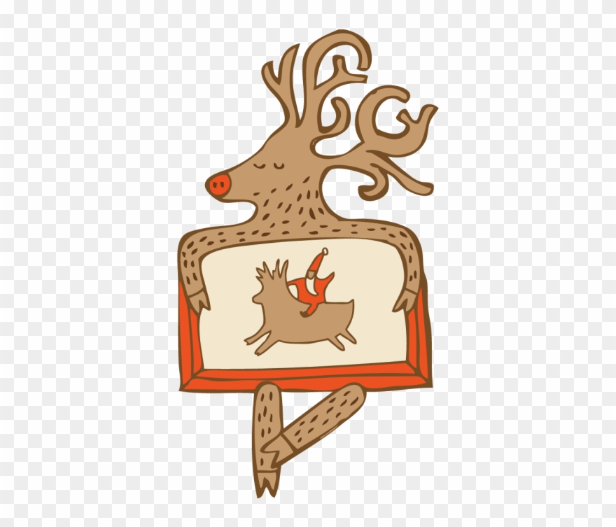 Back - Rudolph Clipart