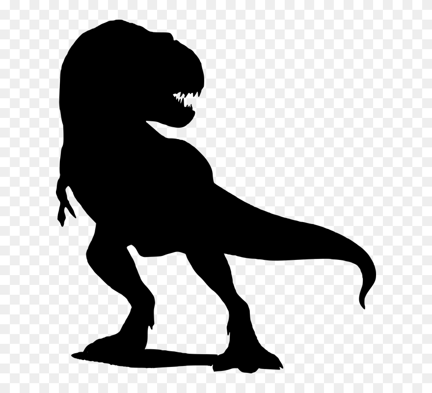 University Of Kansas Displays New Dinosaur Exhibit - Dinosaur Black And White Clipart
