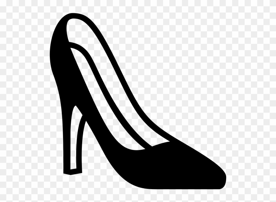 240 × 240 Pixels - Heels Emoji Black And White Clipart