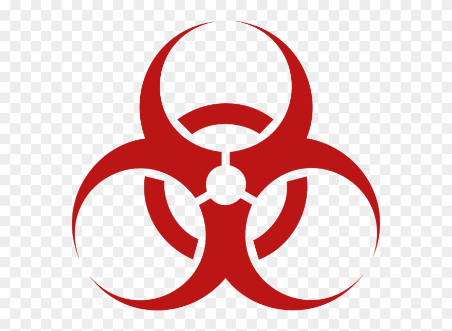 Hazmat Cliparts - Biohazard Symbol - Png Download
