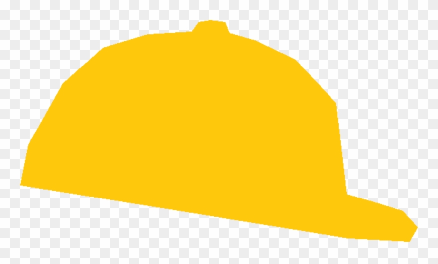 Baseball Cap Hard Hats Helmet - Yellow Baseball Cap Clipart - Png Download