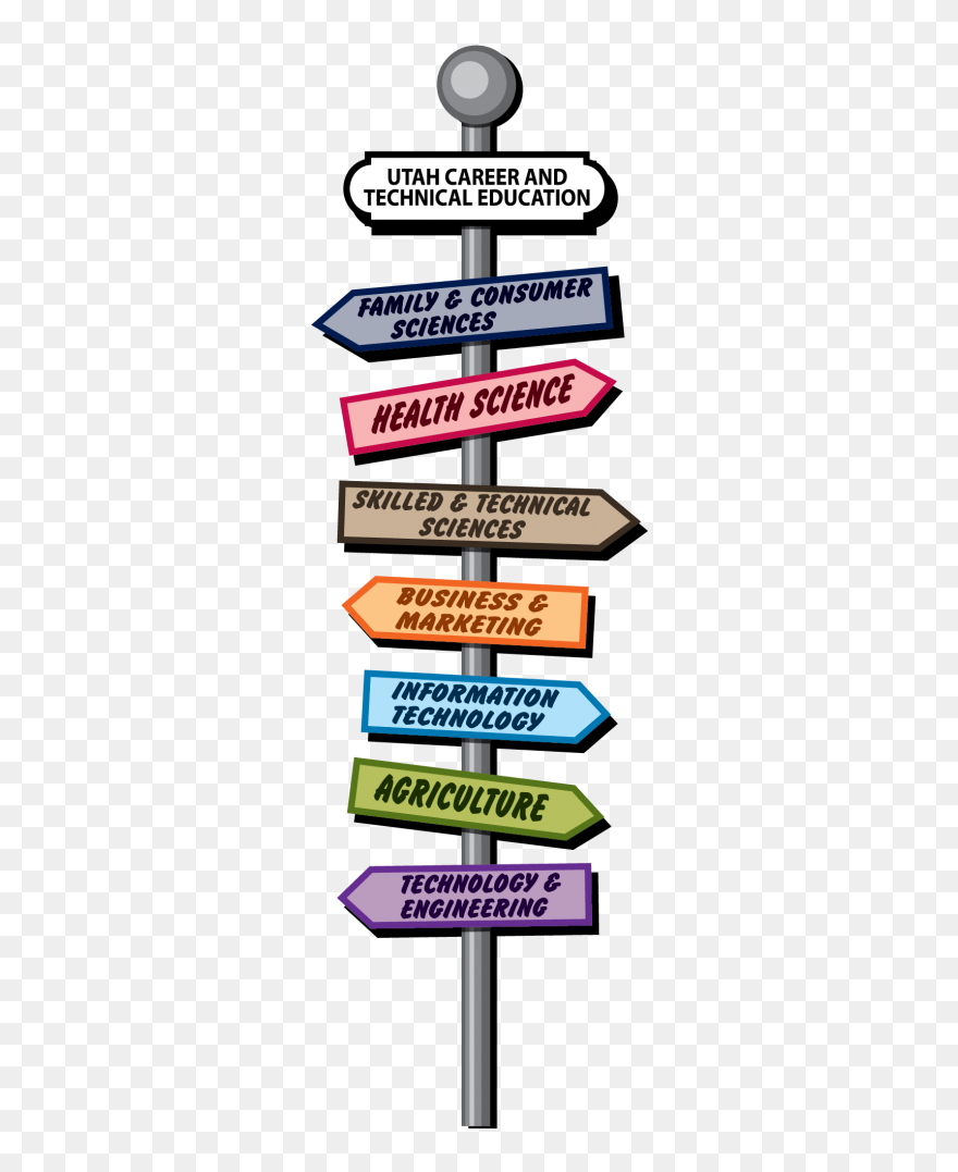 Signpost - Career Technical Education Clipart
