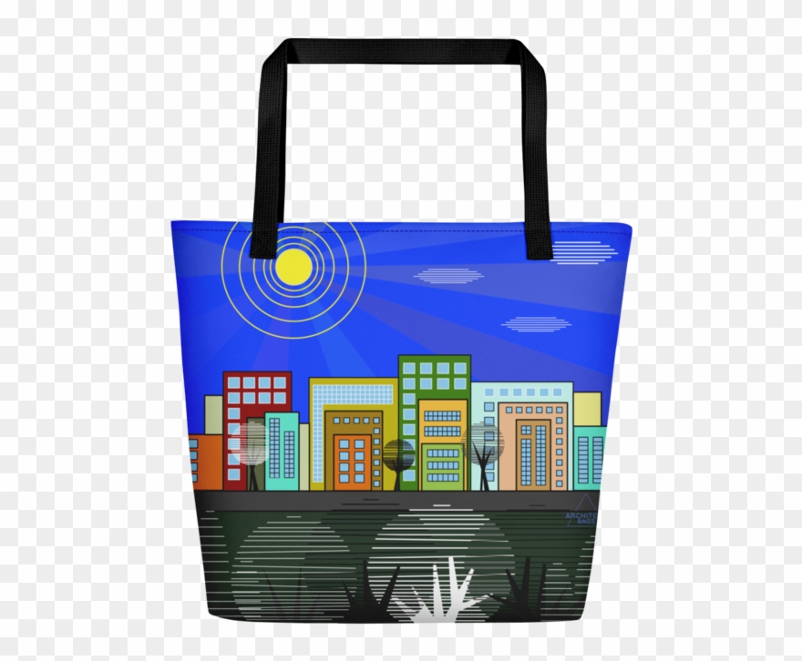 Architectbags Zmodern City Design Beach Bag - Tote Bag Clipart