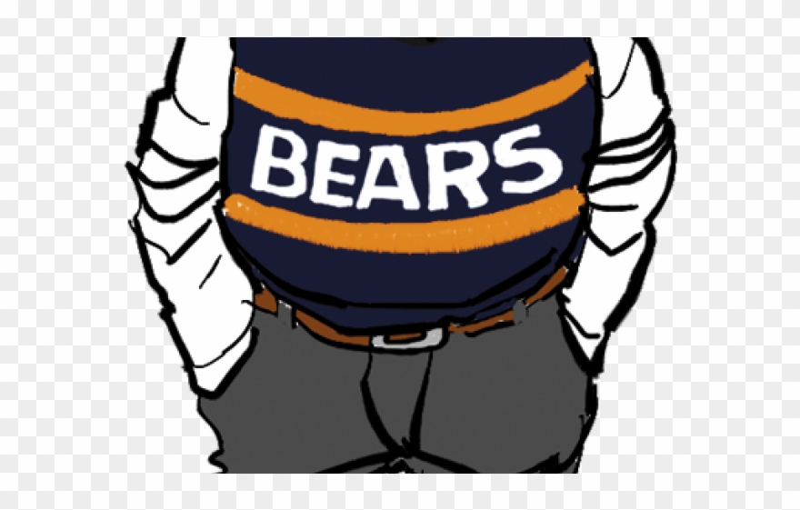 Chicago Bears Clipart - Nfl Bears Cartoon Hd - Png Download