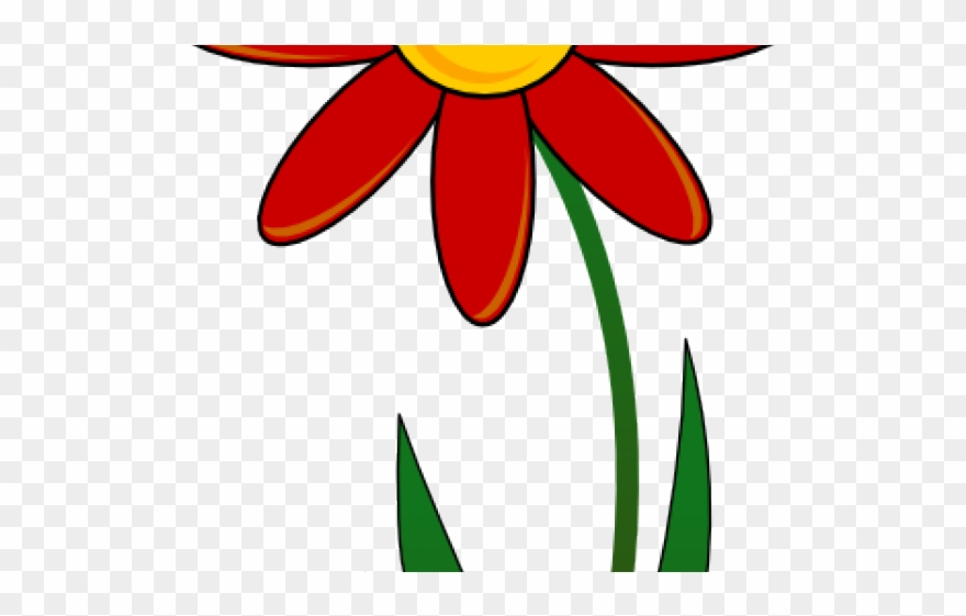 Red Flower Clipart Flower Plant - Flower Clip Art - Png Download