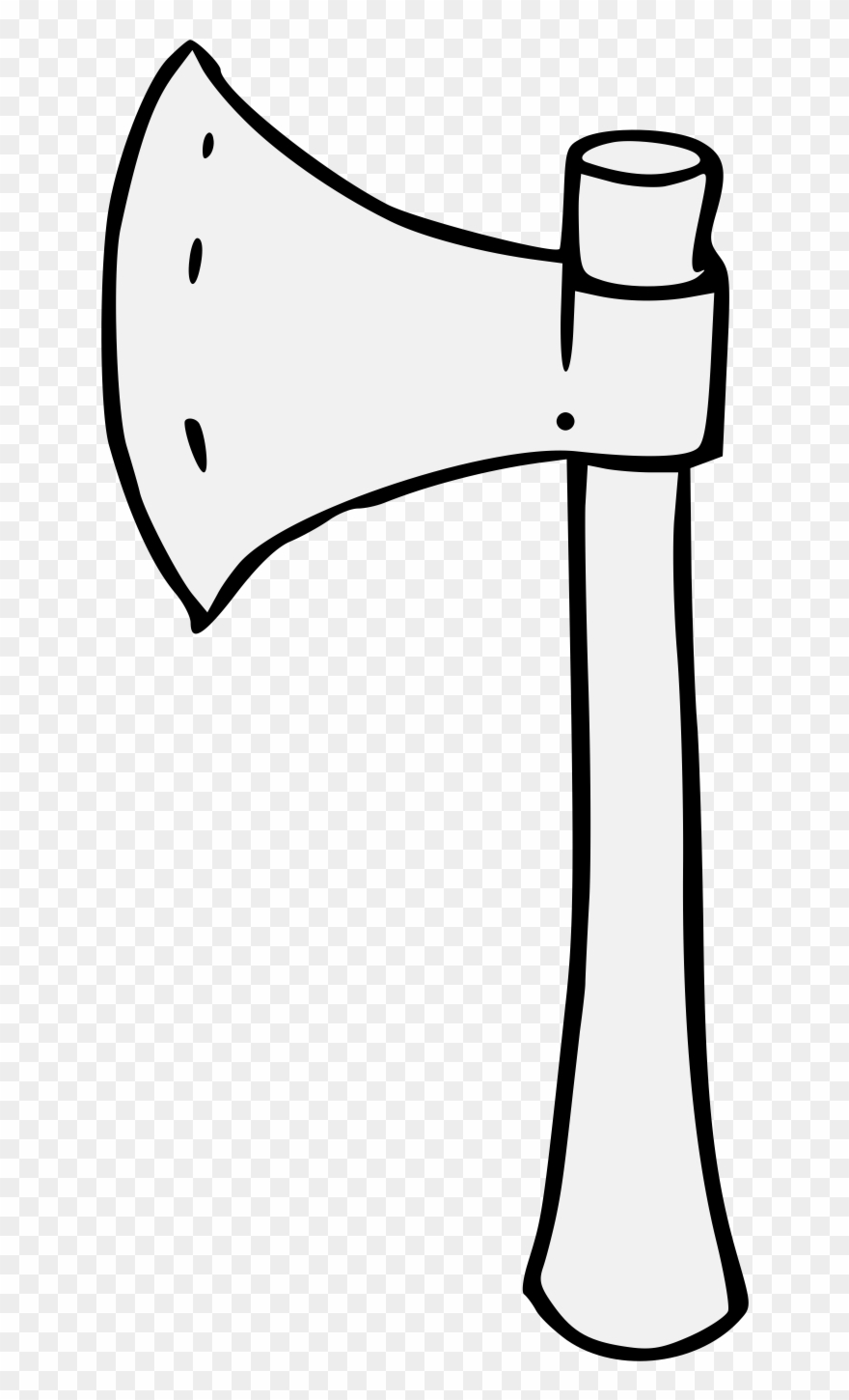 Banner Freeuse Download Axe Traceable Heraldic Art - Drawing Clipart