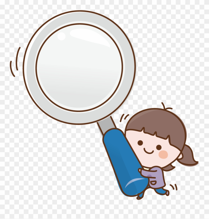 Clipart Computer Magnifying Glass - Anime Magnifying Glass Png Transparent Png