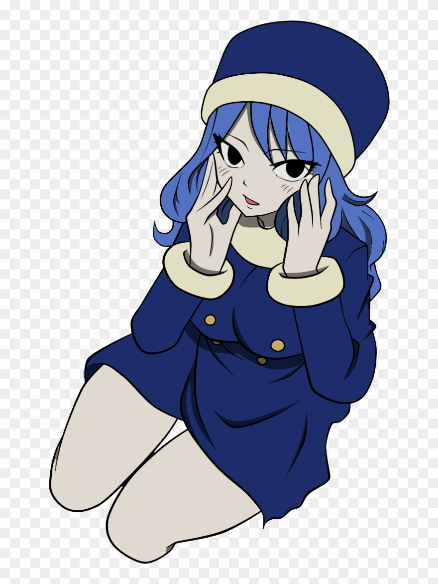 Shy Juvia Lockser By Codzocker00-d5kvbr6 - Juvia Fairy Tail Png Clipart