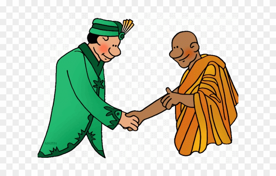 Monk Clipart Thailand Buddha - Clip Art - Png Download