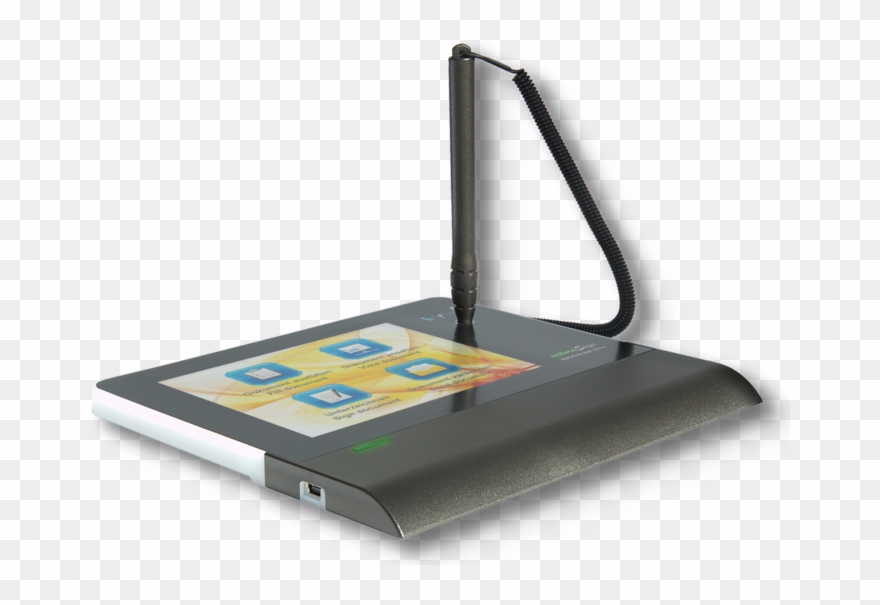 Ergonomic, Exchangeable Pen Sleeve - Signature Capture Pads Clipart