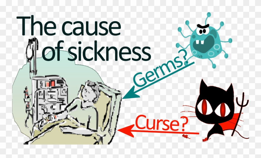Causes Of Sickness - Wicked Kitty Rectangle Magnet Clipart