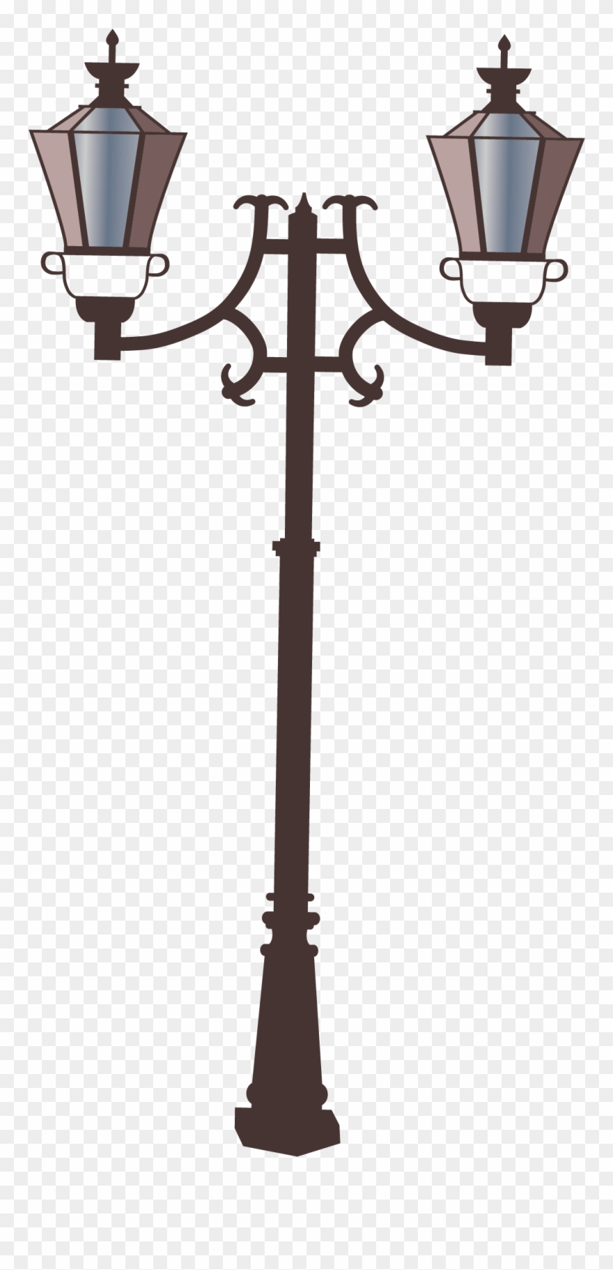 Street Light Lamp - Street Light Vector Png Clipart