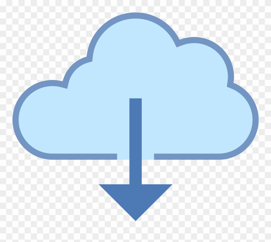 Download - Cloud Download Icon Vector Clipart