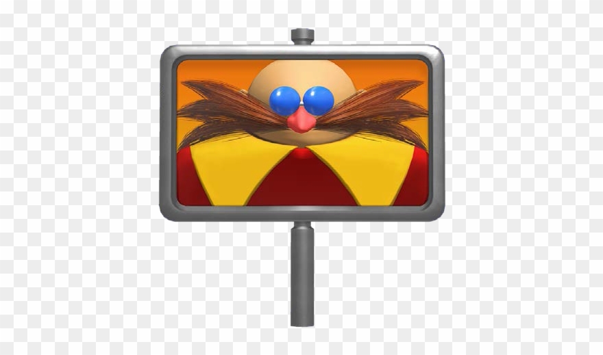 Goal Plate - Sonic Generations Classic Sonic Goal Flag Clipart