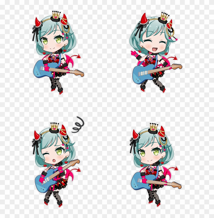 Mischievous Devil Chibi - Bang Dream Devil Clipart