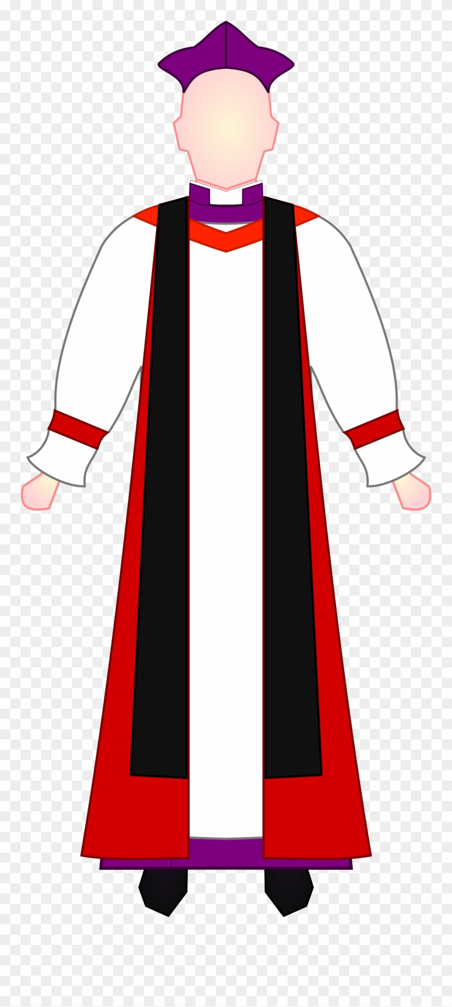 Red Dress Svg Download Red Dress Svg - Anglican Bishop Choir Dress Clipart