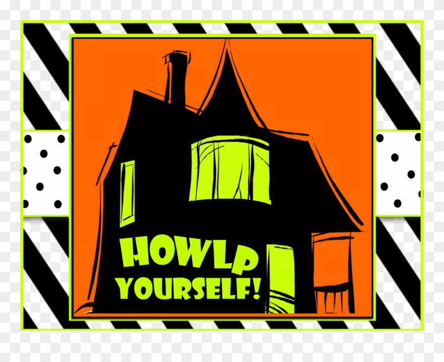 Free Halloween Sign The Mama Zone - Please Help Yourself Halloween Sign Clipart