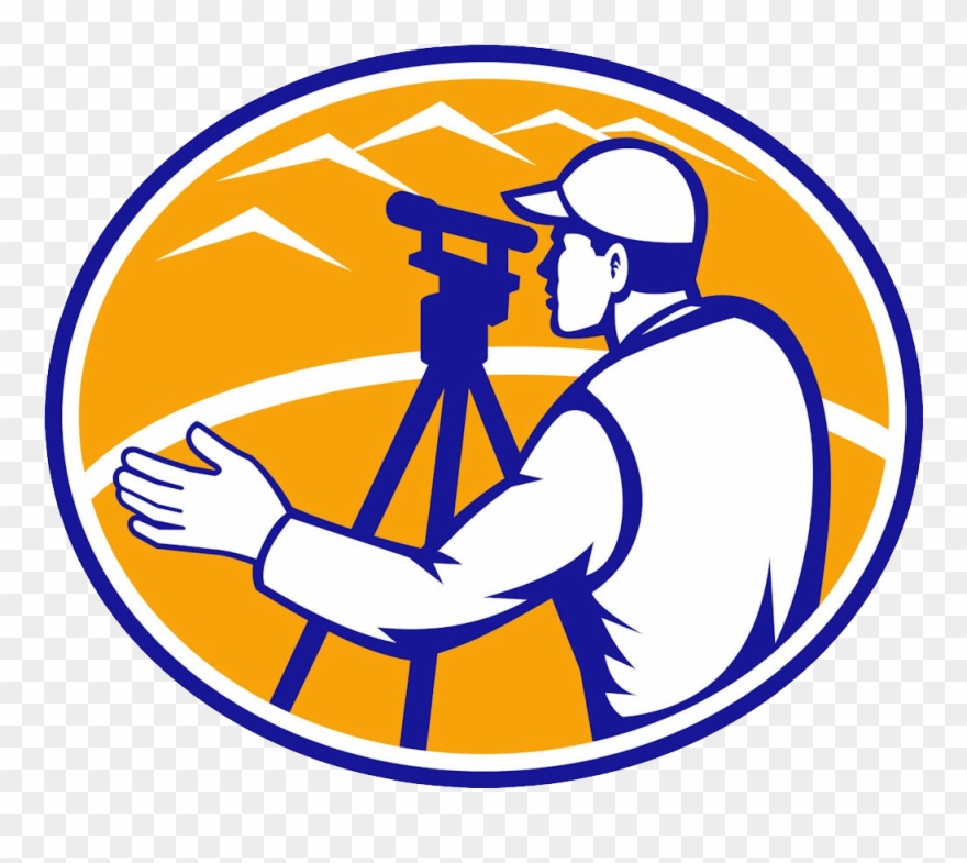 98407 - Land Surveyors Logos Clipart
