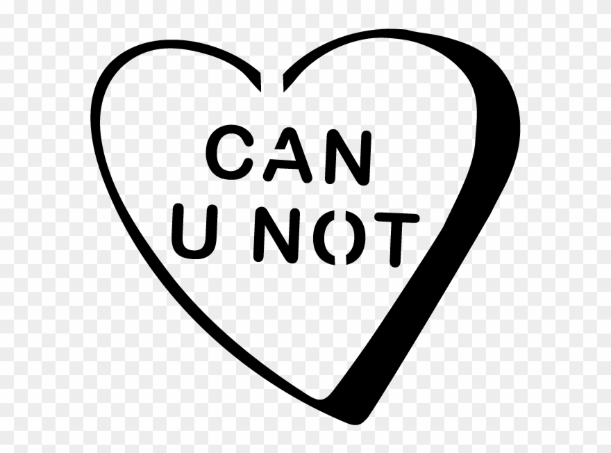 1999 1242 Candy Heart Can U Not V=1539104348 - Heart Clipart