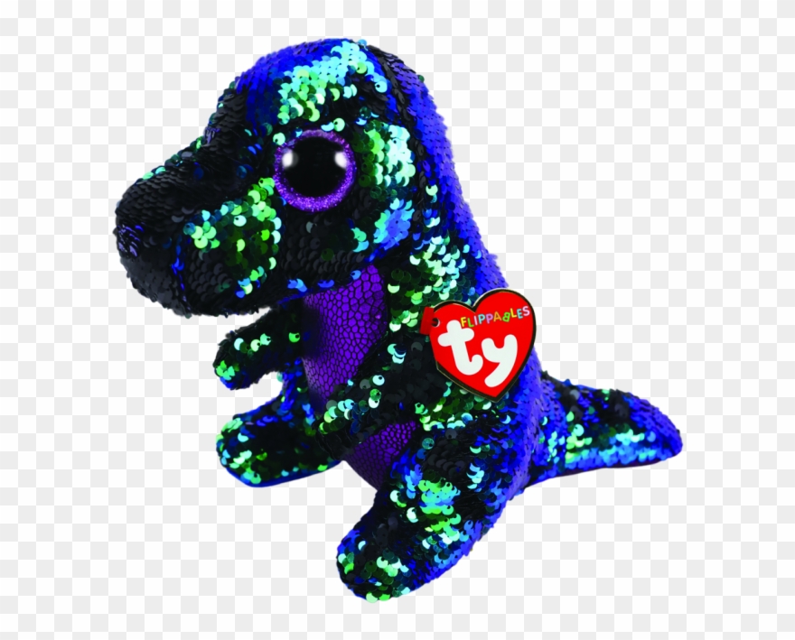 Crunch The Green & Purple Dinosaur Medium Flippable - Girls Toys Christmas 2018 Clipart