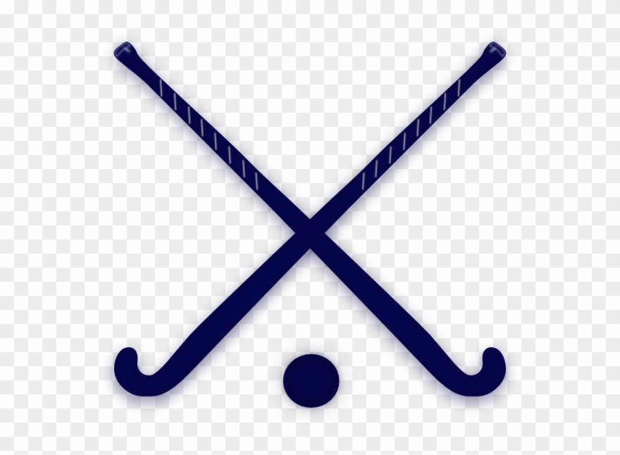 Field Hockey Crossed Sticks Clipart