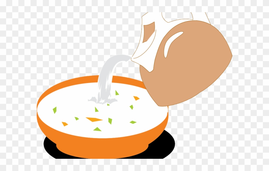 Porridge Clipart Fish Soup - Chicken As Food - Png Download