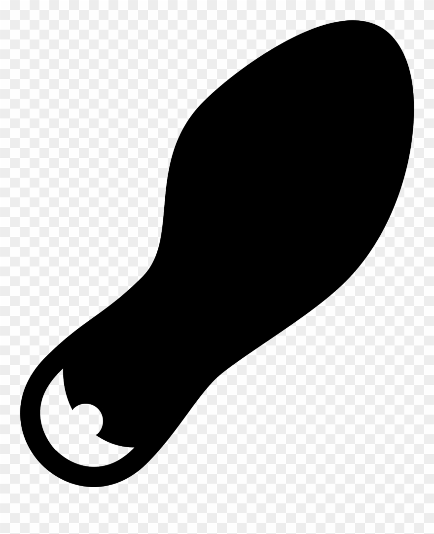 Women Shoe Sole View Filled Icon - Shoe Sole Icon Clipart